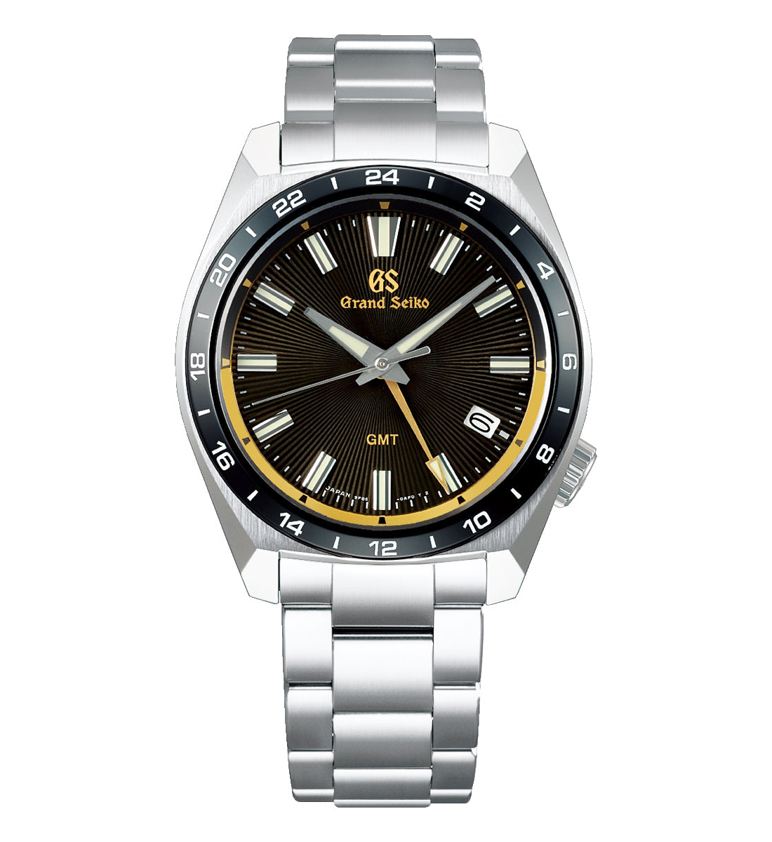 Grand Seiko Sport Watch with Black Dial and Black/Yellow Bezel, Limited Edition