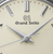 Grand Seiko Elegance Watch with Ivory Dial and Black Strap, 37mm