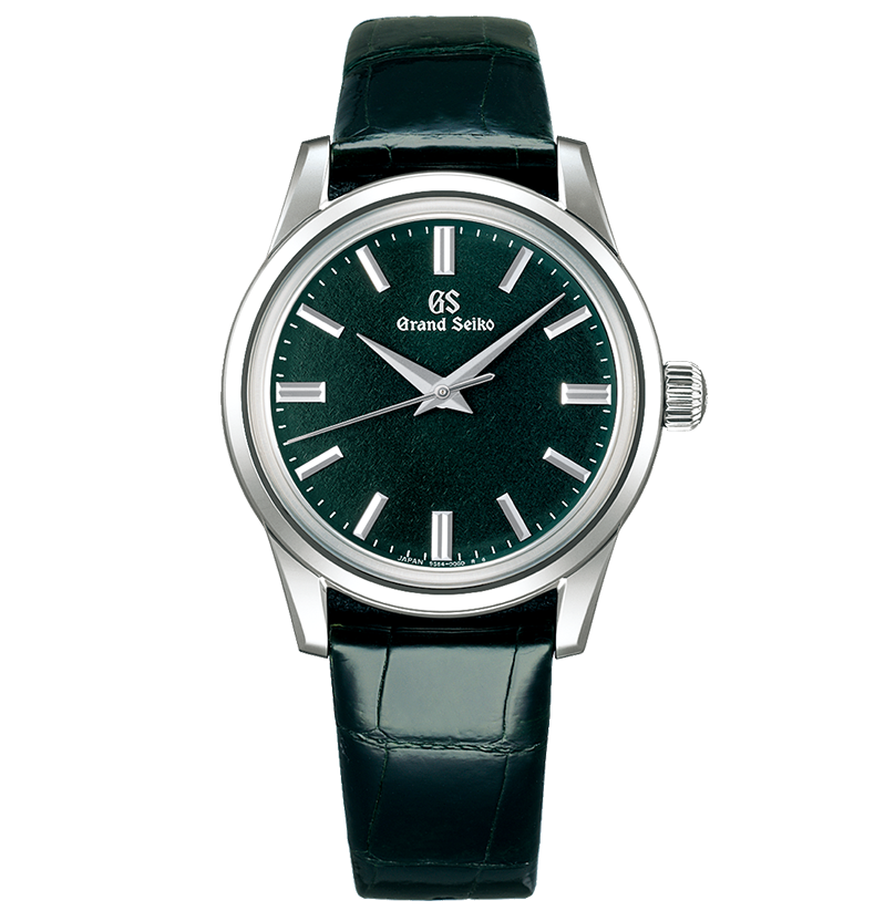 Grand Seiko Elegance Watch with Deep Green Dial, 37mm