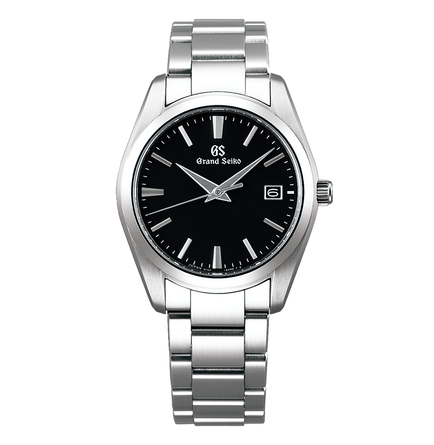 Grand Seiko Heritage Watch with Black Dial, 37mm