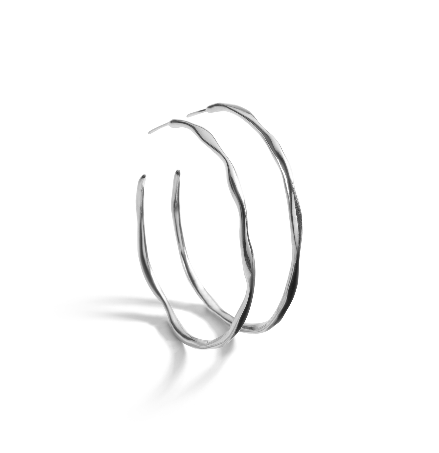 IPPOLITA Classico Sterling Silver Squiggle Large Hoop Earrings