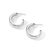 IPPOLITA Classico Sterling Silver Hammered Hoop Earrings with Tapered Ends