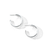 IPPOLITA Classico Sterling Silver #2 Hammered Tapered Hoop Earrings