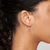IPPOLITA Classico Small Thin Squiggle Hoop Earrings on Model