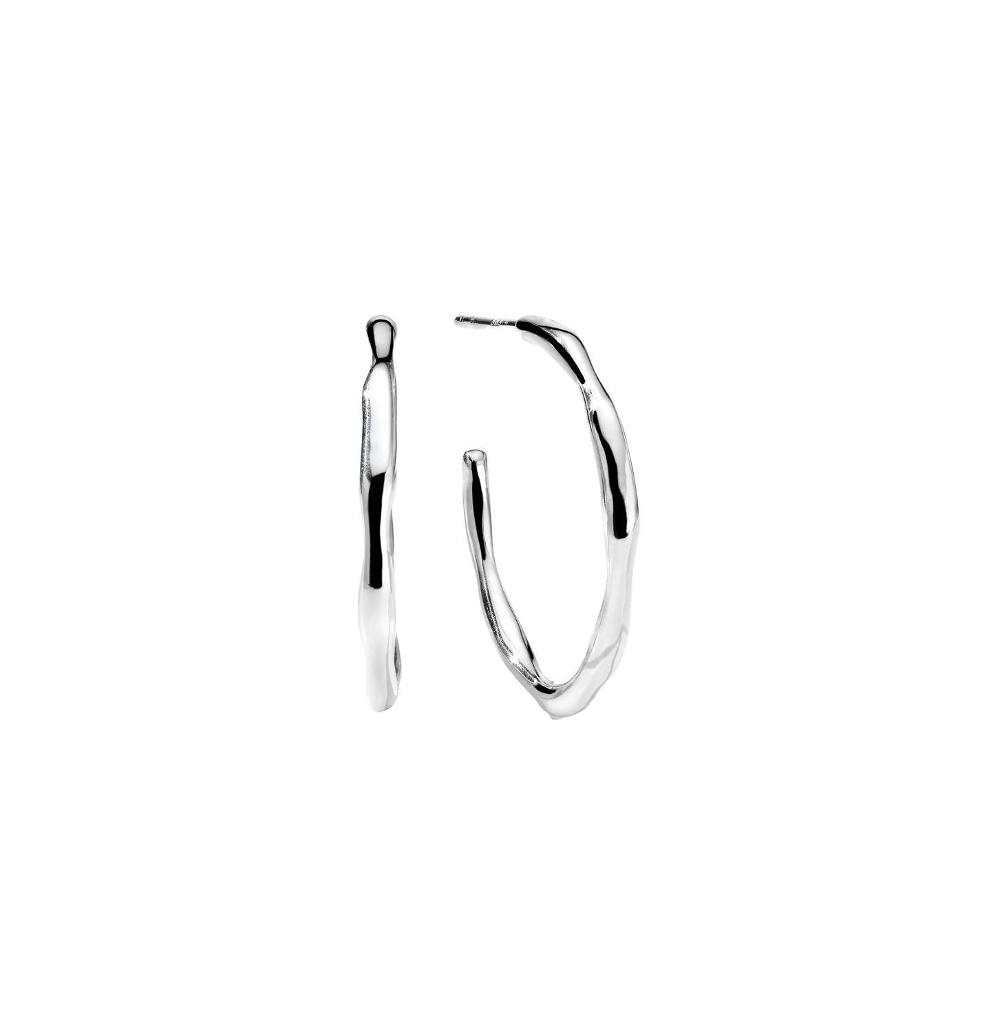 IPPOLITA Classico Small Thin Squiggle Hoop Earrings