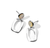 IPPOLITA Polished Rock Candy Small Dot and Frame Post Earrings in Mother-of-Pearl