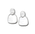 IPPOLITA Polished Rock Candy Crinkle Oval Post Earrings in Mother-of-Pearl