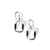 IPPOLITA Classico Small Rounded Rectangle Wavy Frame Earrings