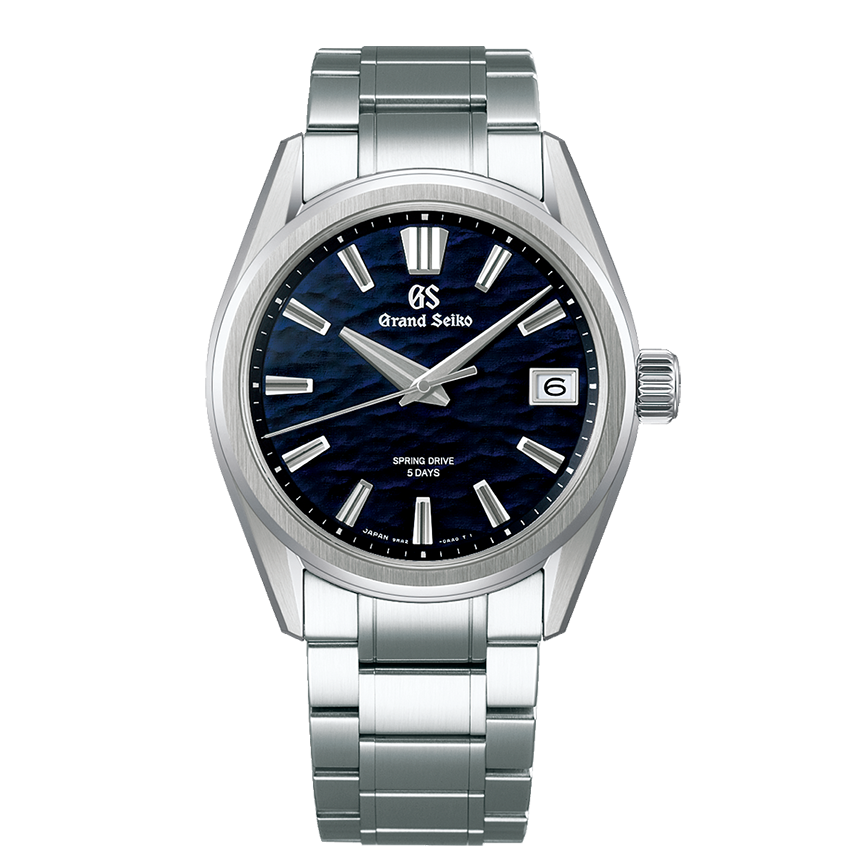 Grand Seiko Evolution 9 Watch with Dark Blue Lake Suwa Dial, 40mm
