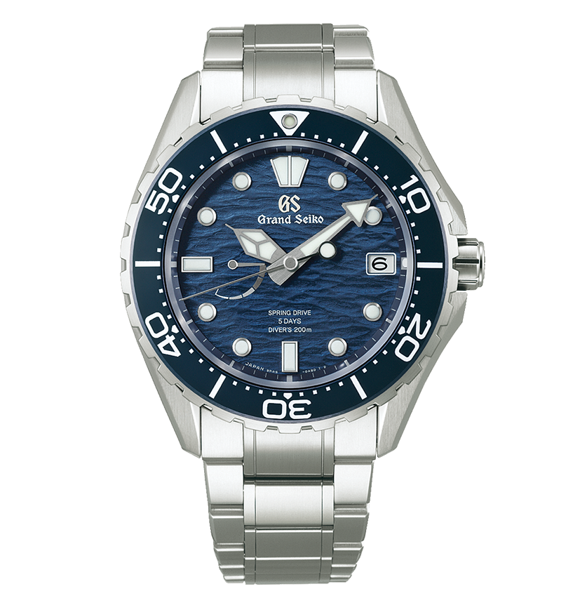 Grand Seiko Evolution 9 Watch with Blue Ushio Dial