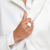 IPPOLITA Polished Rock Candy Large Oval Ring in Mother-of-Pearl on Model