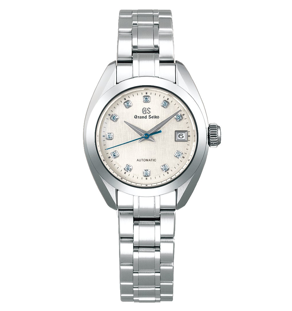 Grand Seiko Elegance Watch with Champagne Silver Dial, 27mm