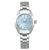 Grand Seiko Elegance Watch with Light Blue Dial and Diamonds