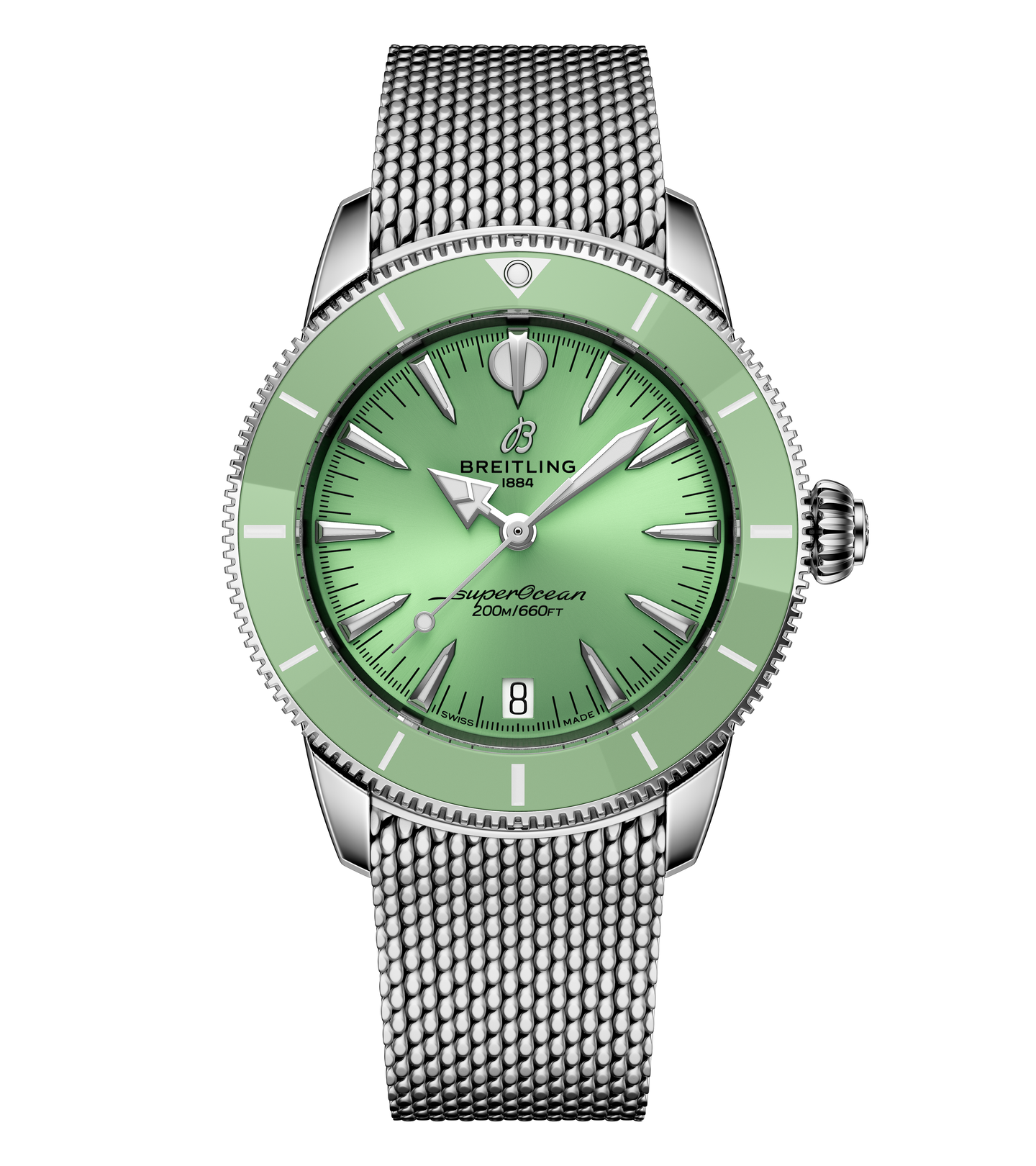 Breitling Superocean Heritage Automatic 36 Watch with Mint Dial