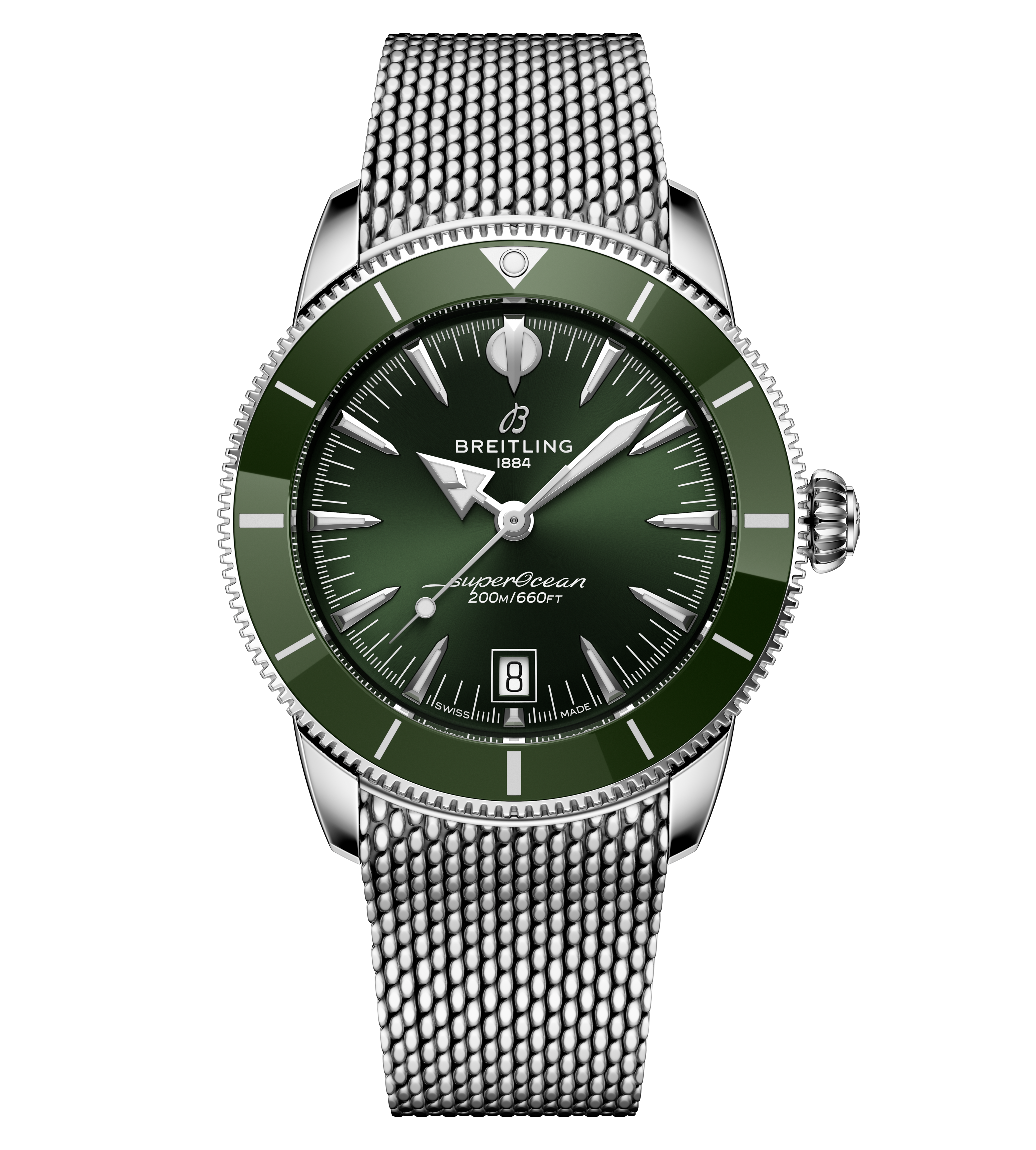 Breitling Superocean Heritage B31 Watch Green Dial | Fink's