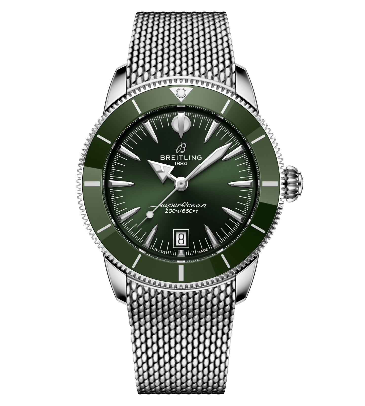 Breitling Superocean Heritage B31 Automatic 42 Watch with Green Dial