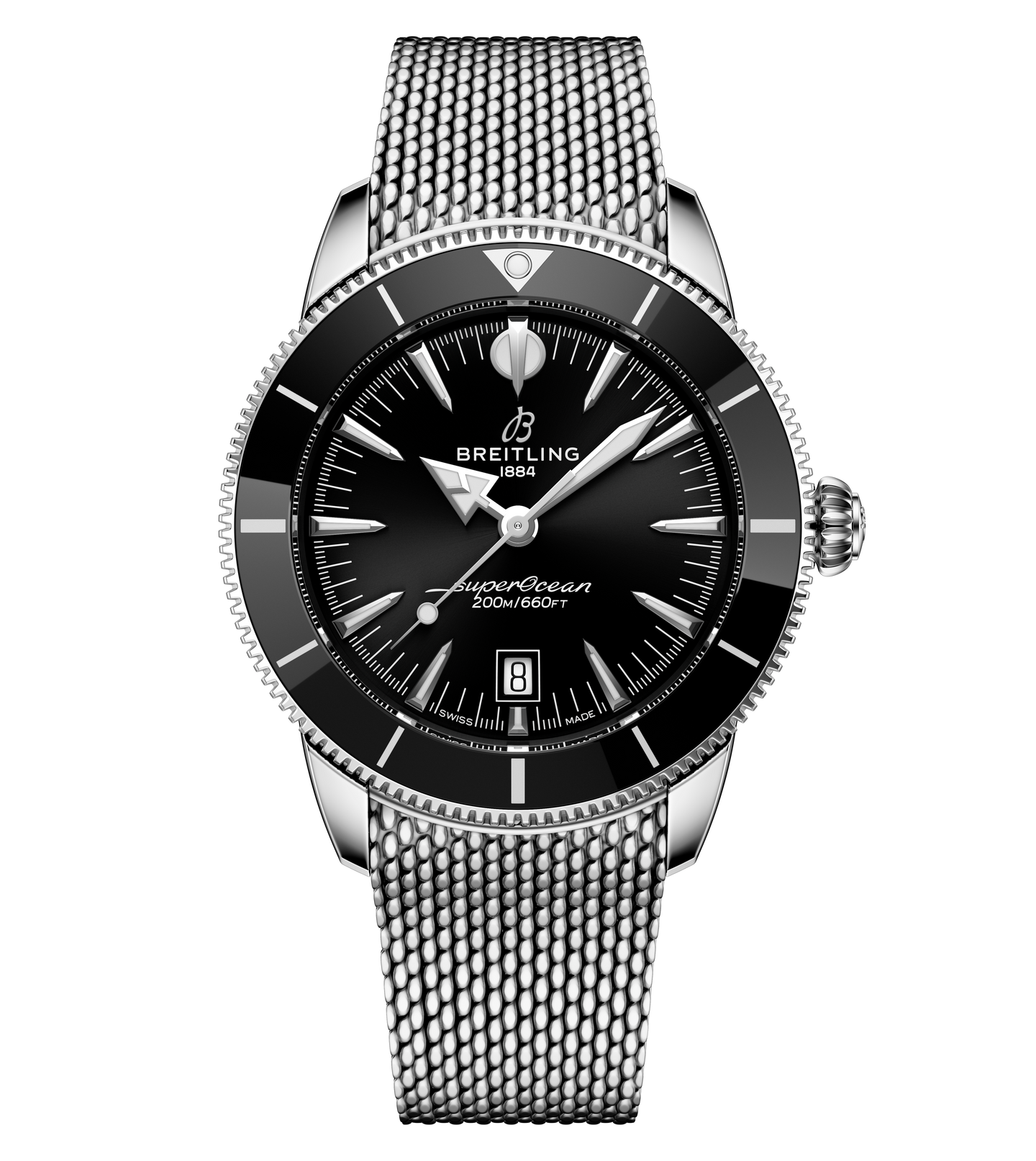 Breitling Superocean Heritage B31 Automatic 44 Watch with Black Dial