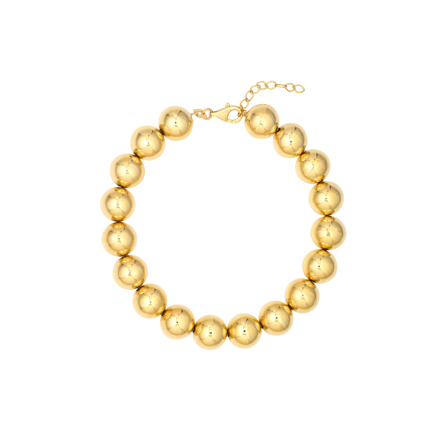 Sabel Collection Yellow Gold Bead Bracelet