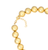 14K Yellow Gold 10mm Bead Bracelet with lobster clasp