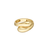 Sabel Collection Yellow Gold Bypass Ring