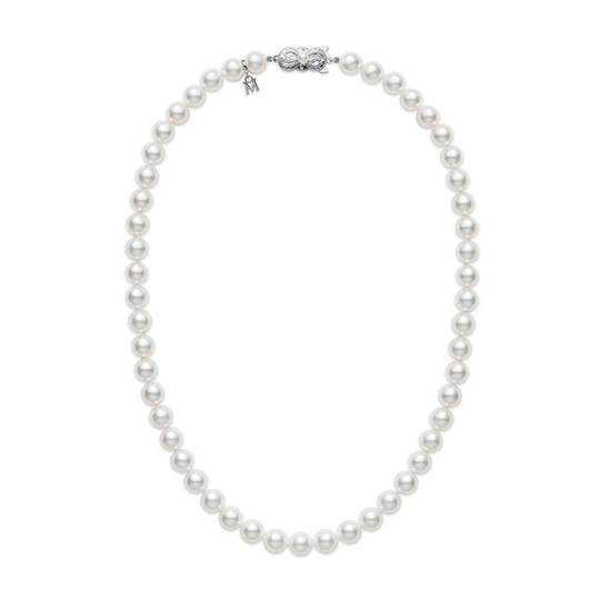 Mikimoto Akoya White Gold Pearl Strand Necklace, 18