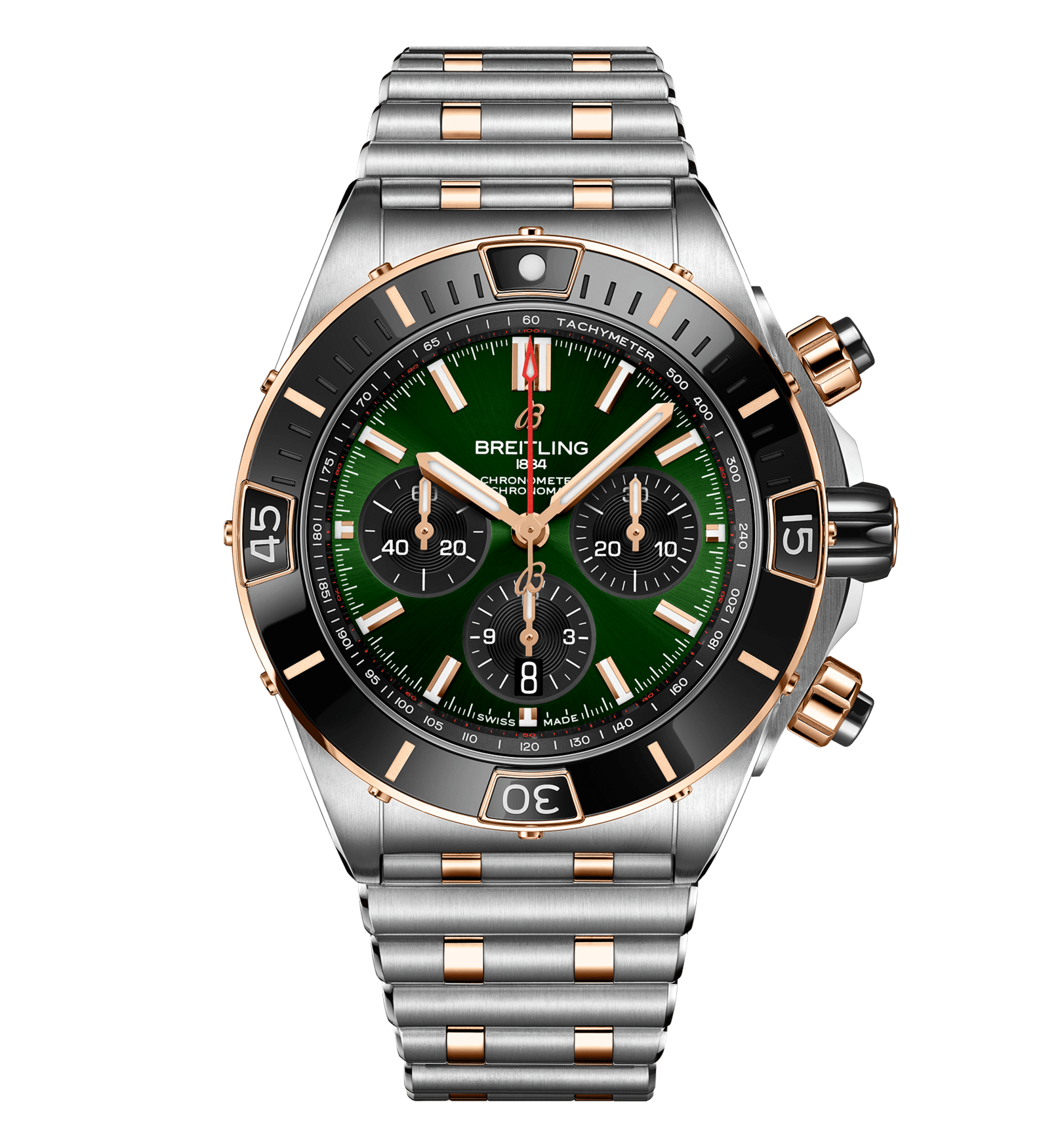 Breitling Super Chronomat 44 Watch with Green Dial | Fink's