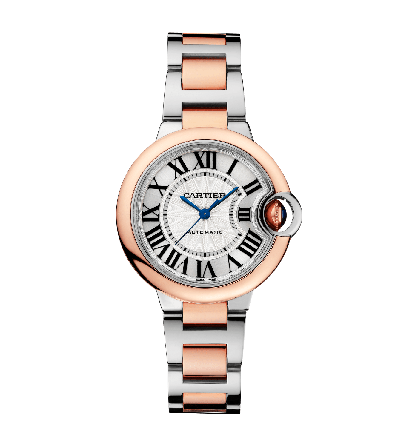 Ballon Bleu De Cartier Watch with Rose Gold