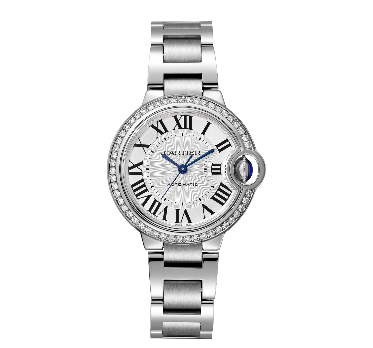 Ballon Bleu De Cartier Watch with Diamonds