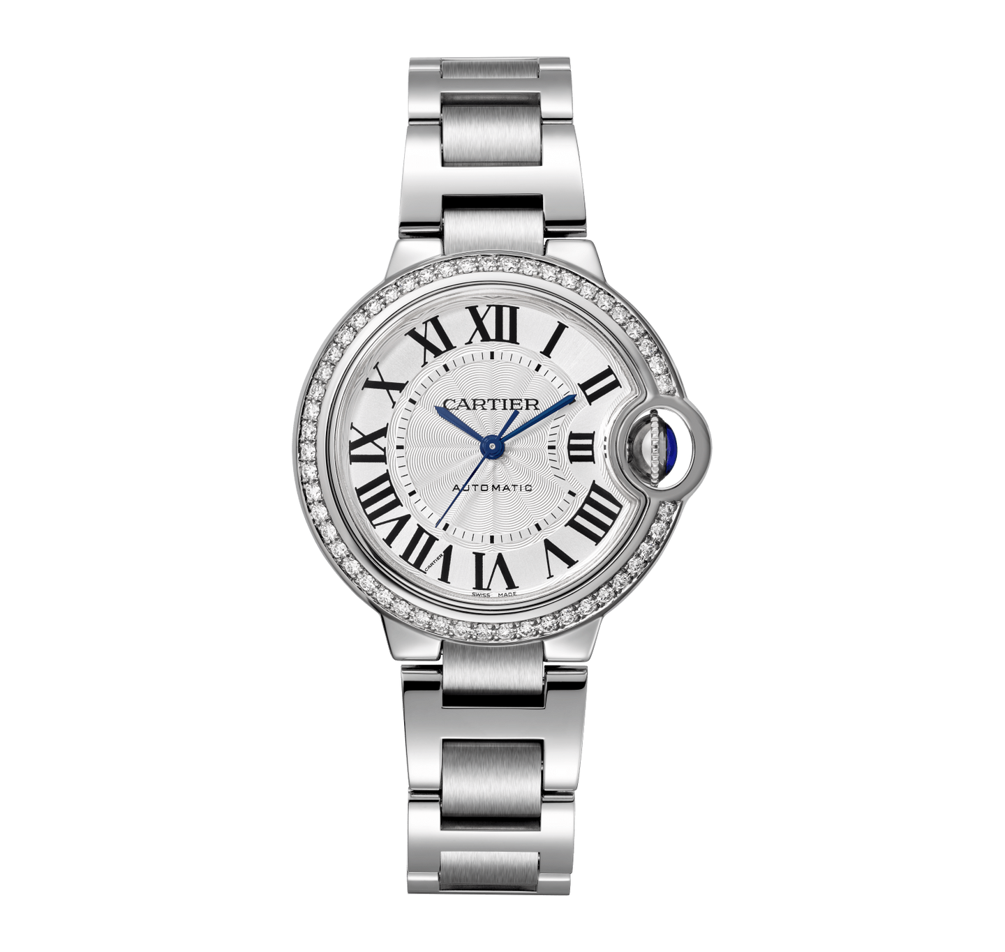 Ballon Bleu De Cartier Watch with Diamonds