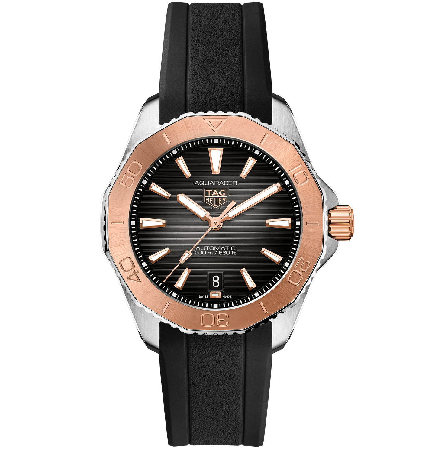 TAG Heuer Aquaracer Professional 200 with 18K Rose Gold