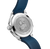 Steel Caseback of TAG Heuer Aquaracer Professional 300 Date 42mm Watch with Blue Rubber Strap