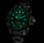 Glow-in-the-Dark TAG Heuer Aquaracer Professional 300 Date Watch with Green Dial