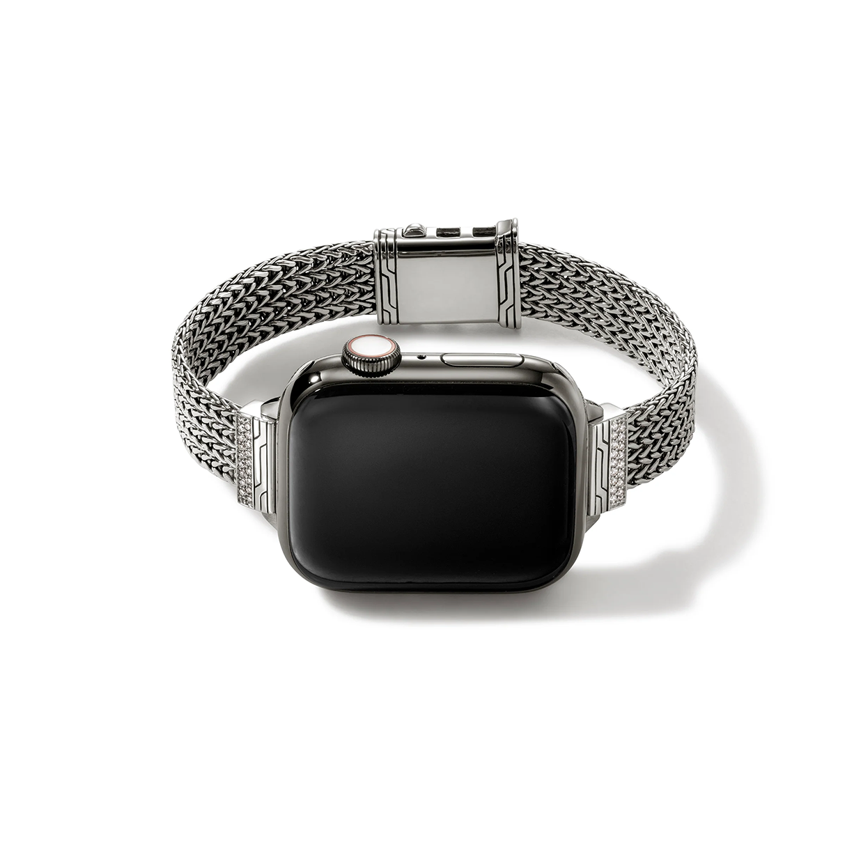 John Hardy Sterling Silver 12mm Diamond Smart Watch Strap