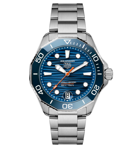 TAG Heuer Aquaracer Professional 300 Date Blue Dial | Fink's