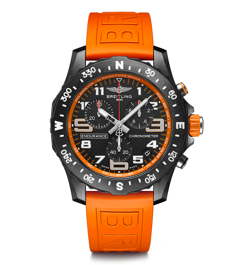 Breitling Endurance Pro 44 with Orange Strap