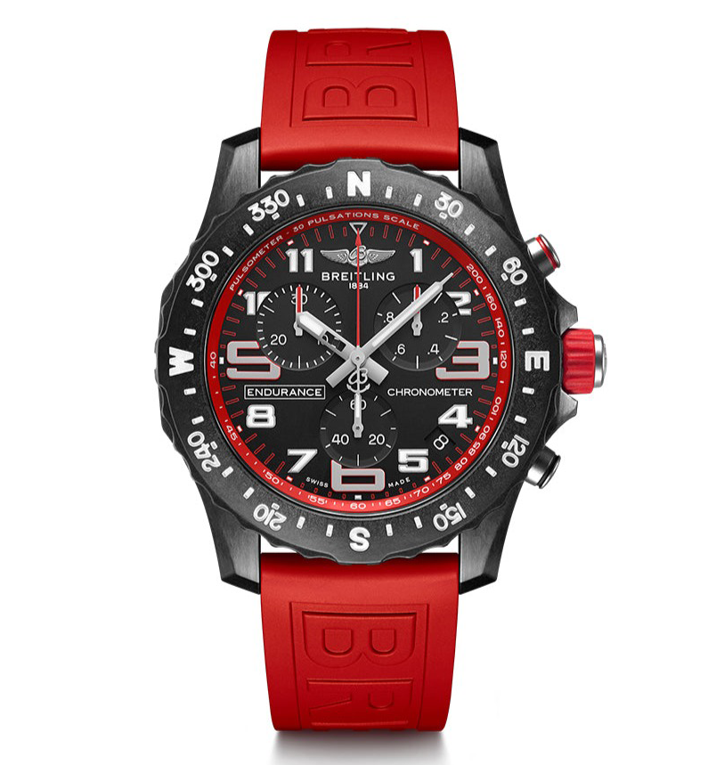Breitling Endurance Pro 44 with Red Strap