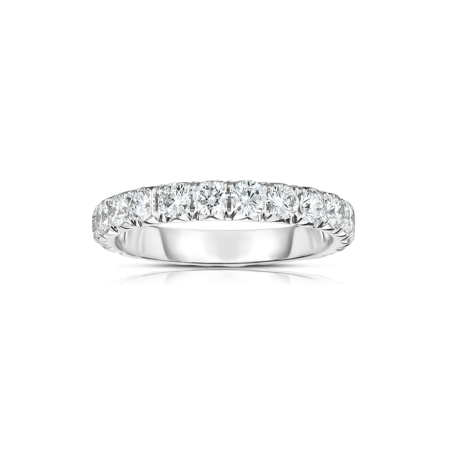 Fink's Exclusive Platinum Round Diamond Eternity Band