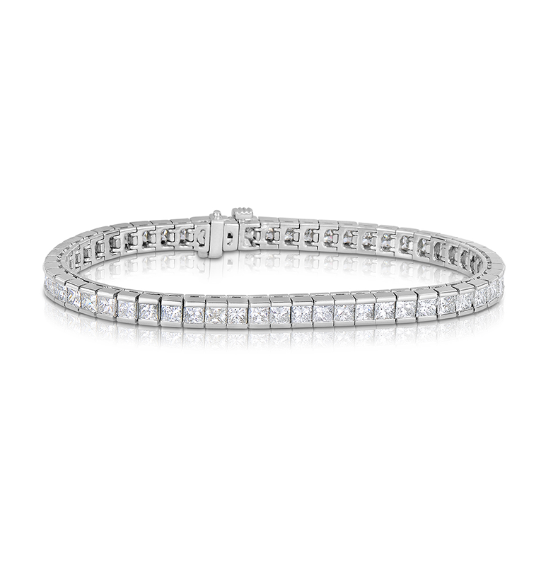 Sabel Collection White Gold Diamond Tennis Bracelet