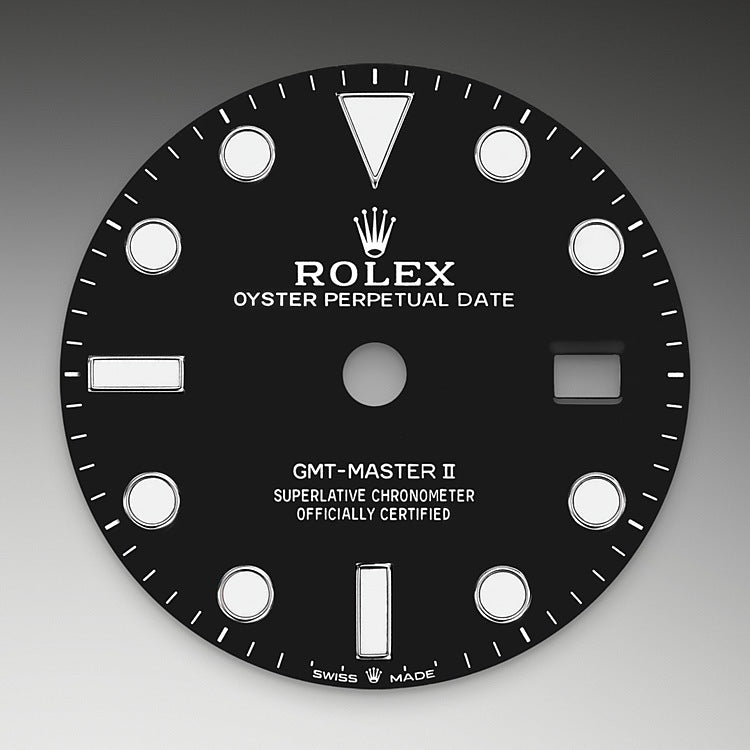Black Dial on Rolex GMT-Master II in Oystersteel - M126710BLNR-0003 at Fink's Jewelers