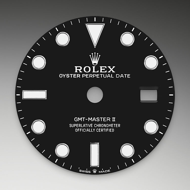 Black Dial on Rolex GMT-Master II in Oystersteel - M126710BLRO-0001 at Fink's Jewelers