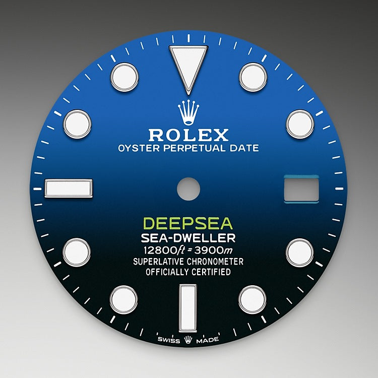 D-blue Dial on Rolex Sea-Dweller Deepsea in Oystersteel - M136660-0003 at Fink's Jewelers