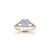 The Studio Collection Princess Cut Center Diamond and Split Diamond Shank Engagement Ring