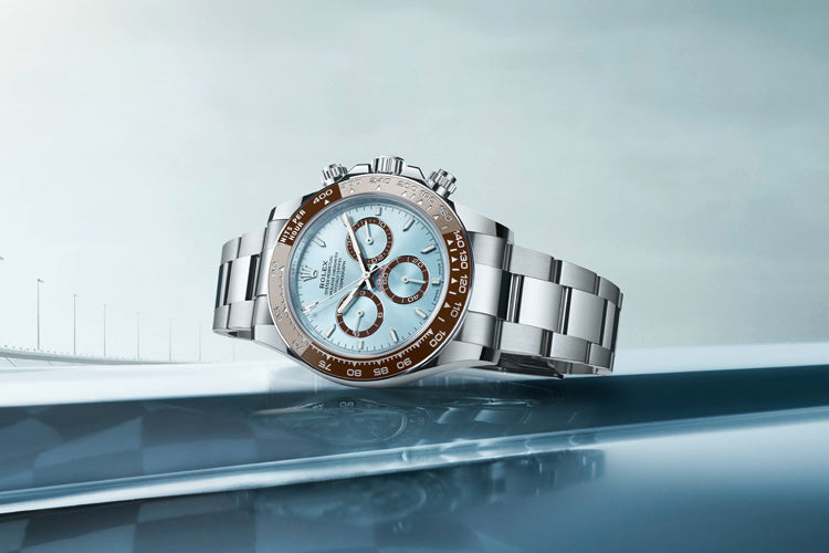Rolex Cosmograph Daytona on Racetrack at Fink's Jewelers