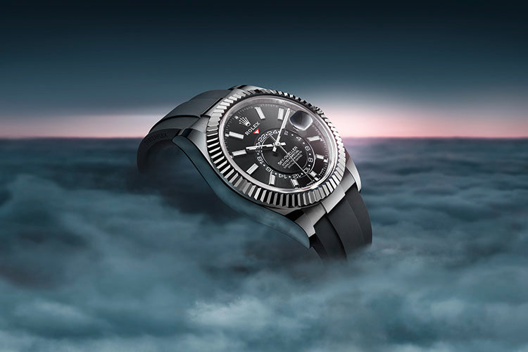 Rolex Sky-Dweller in Clouds at Sunset