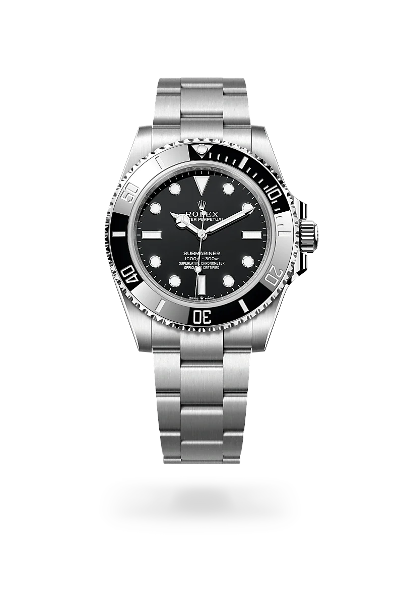 Rolex Submariner in Oystersteel, M124060-0001 Upright with Shadow - Fink's Jewelers