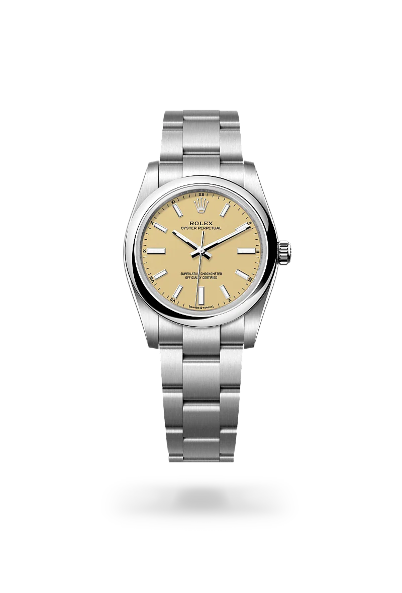  Oyster Perpetual 34 with Oyster, 34 mm, Oystersteel