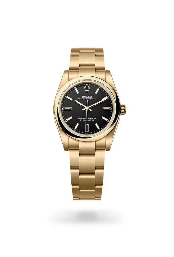  Oyster Perpetual 34 with Oyster, 34 mm, yellow gold