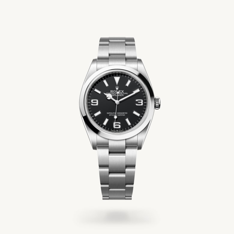 Rolex Explorer 36 in Oystersteel, M124270-0001