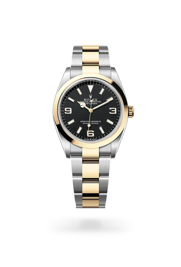  Explorer 36 with Oyster, 36 mm, Oystersteel and yellow gold