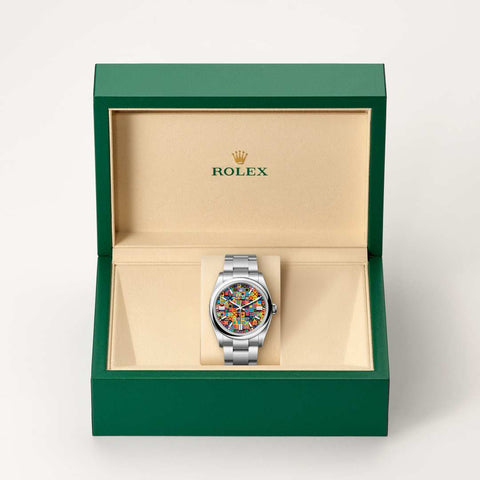 Rolex Oyster Perpetual watch in box